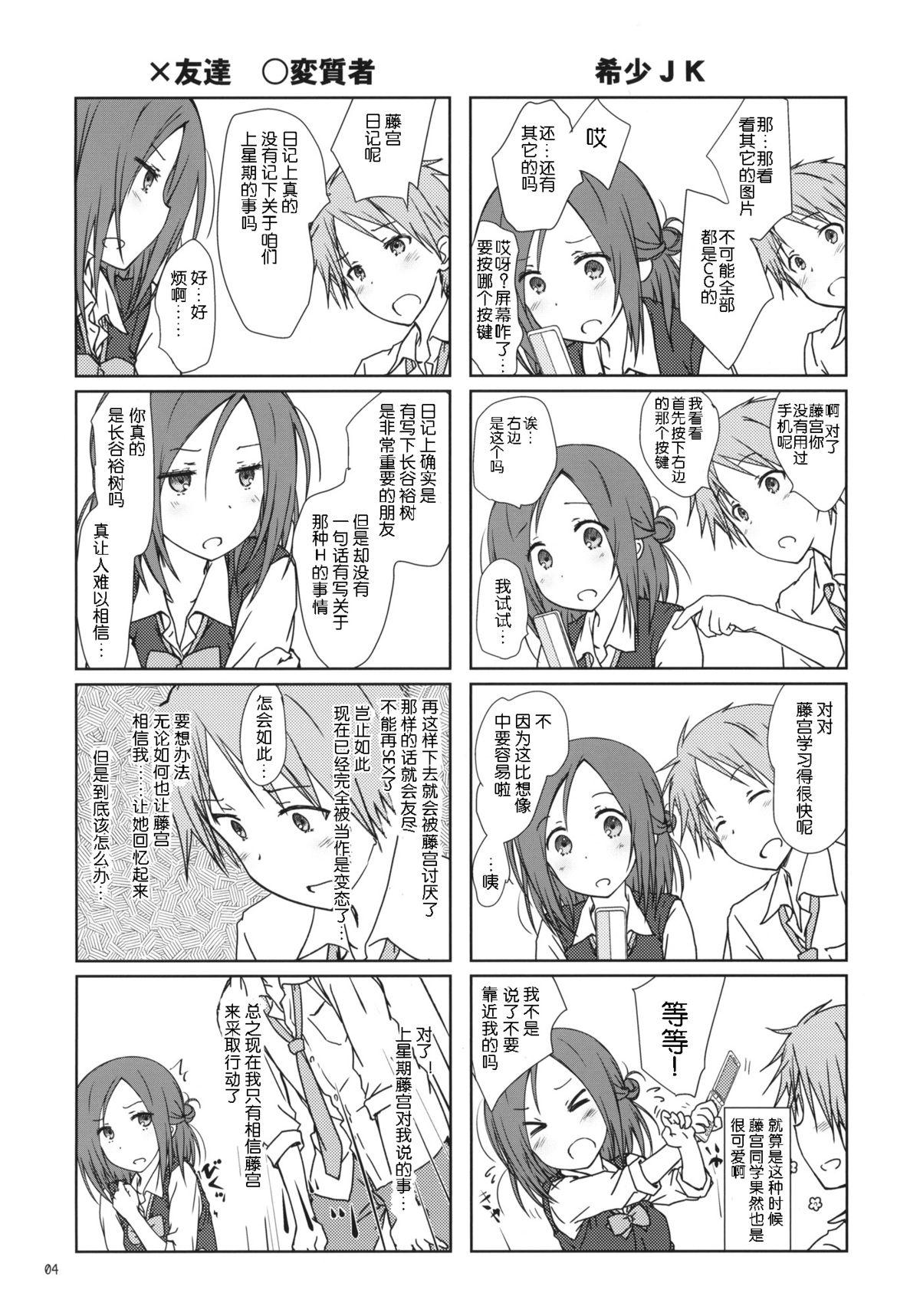 「友達とのセックス。」(C86) [超平板小娘電視台 (ほっけうるふ)]  (一週間フレンズ) [中国翻訳](20页)