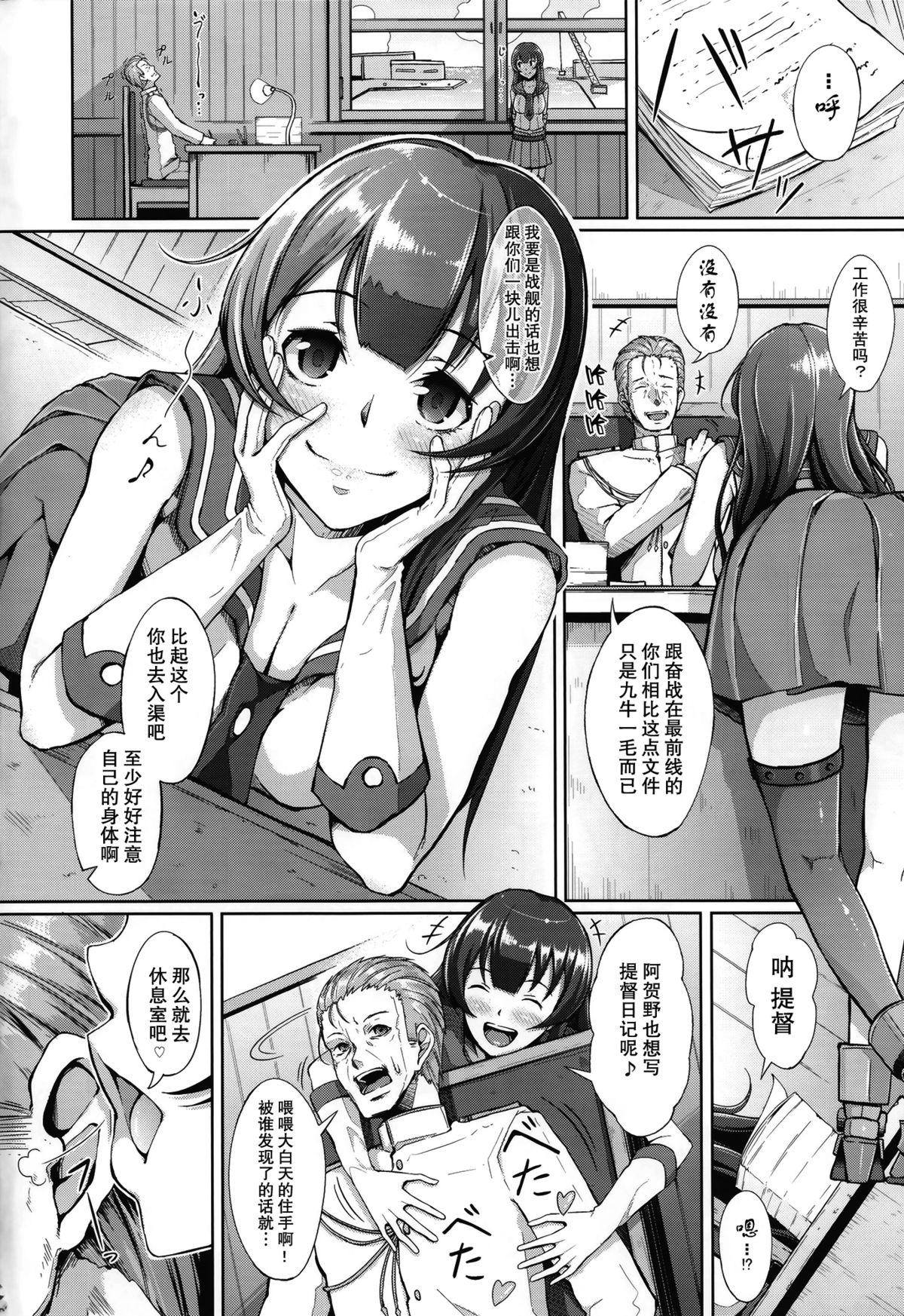 てーとくさん♪タンクに穴が空いちゃった(C86) [げっしゅ (超絶美少女mine)](艦隊これくしょん -艦これ-) [中国翻訳]Tesan ♪ Tank ni Ana ga Aichatta(24页)