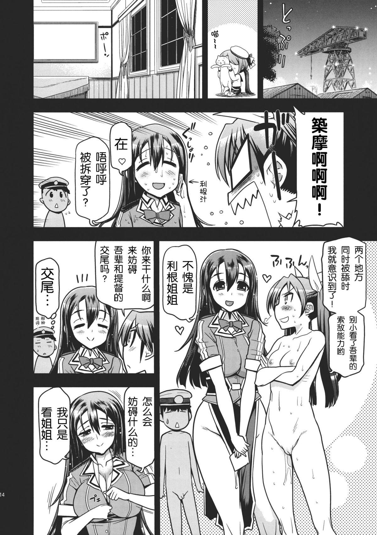 利根さんと筑摩さん(C86) [松本ドリル研究所 (ながの～んとかかずみ義幸)]  (艦隊これくしょん -艦これ-) [中国翻訳](31页)