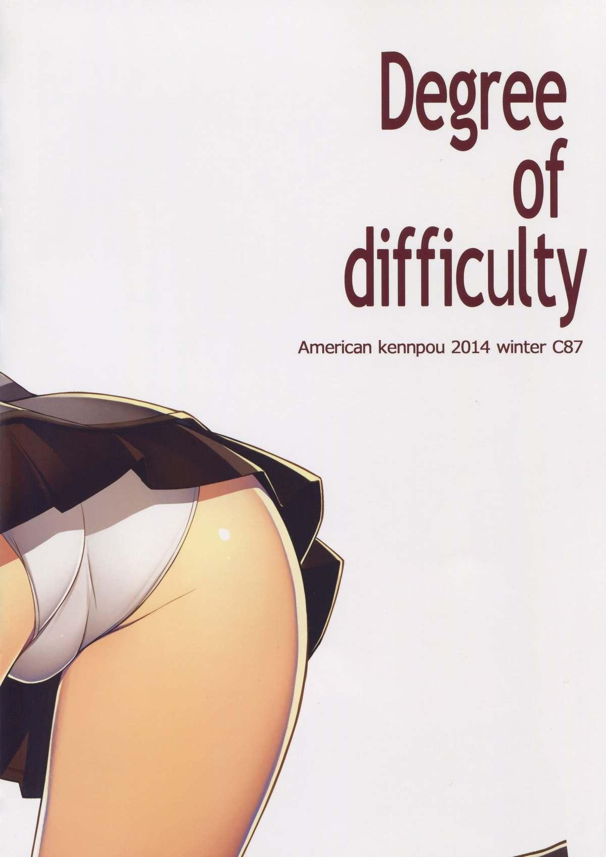 DEGREE OF DIFFICULTY(C87) [アメリカン拳法 (菊池政治)]  (艦隊これくしょん -艦これ-) [中国翻訳](24页)