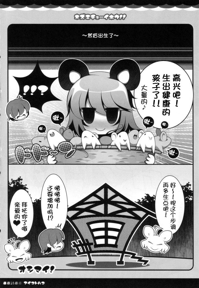 ネズミチューイホウ！！(みみけっと 23) [アイコトバコ (ごりやく)]  (東方Project) [中国翻訳](32页)