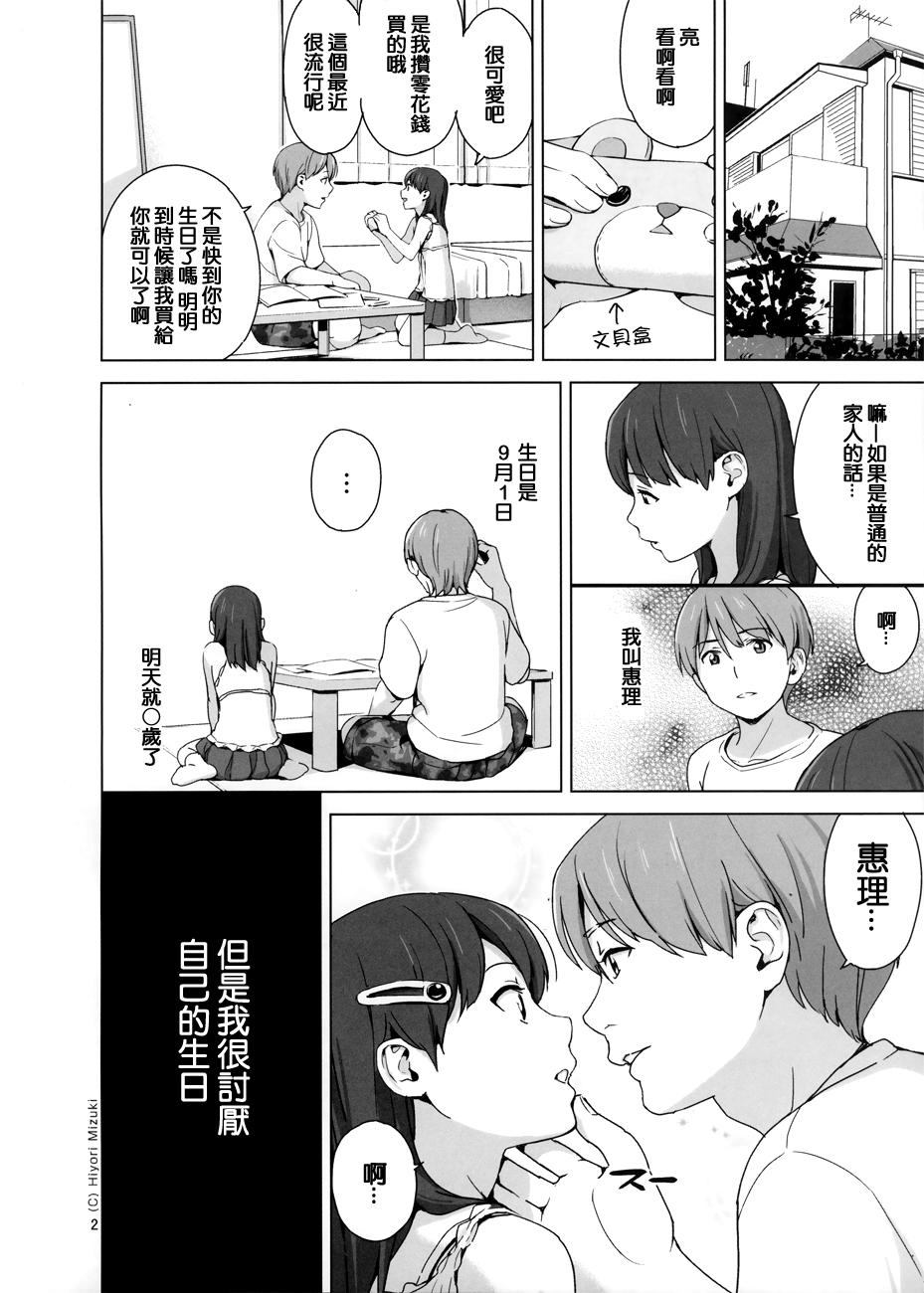 スクミズシンドローム 3(COMIC1☆9) [ひよりみのソラ (陽寄瑞貴)]  [中国翻訳](43页)