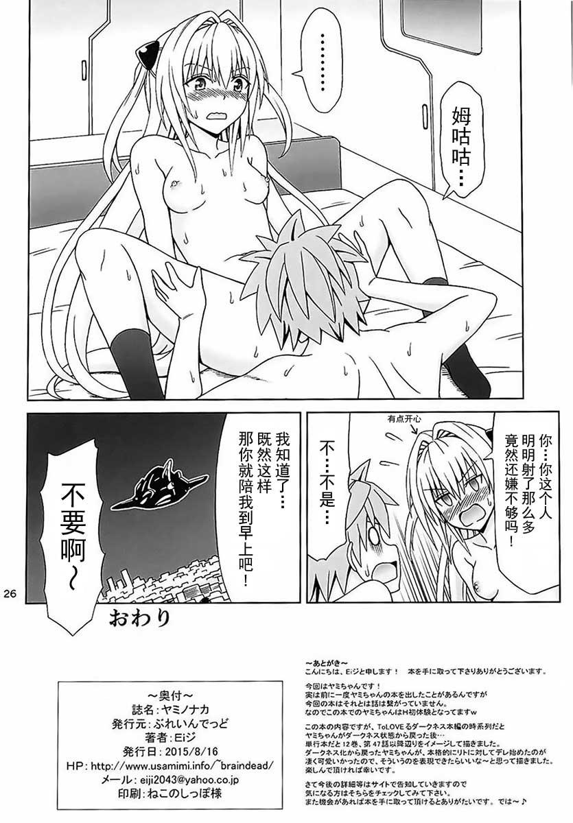 ヤミノナカ(C88) [ぶれいんでっど (Eiジ)]  (ToLOVEる ダークネス) [中国翻訳](26页)