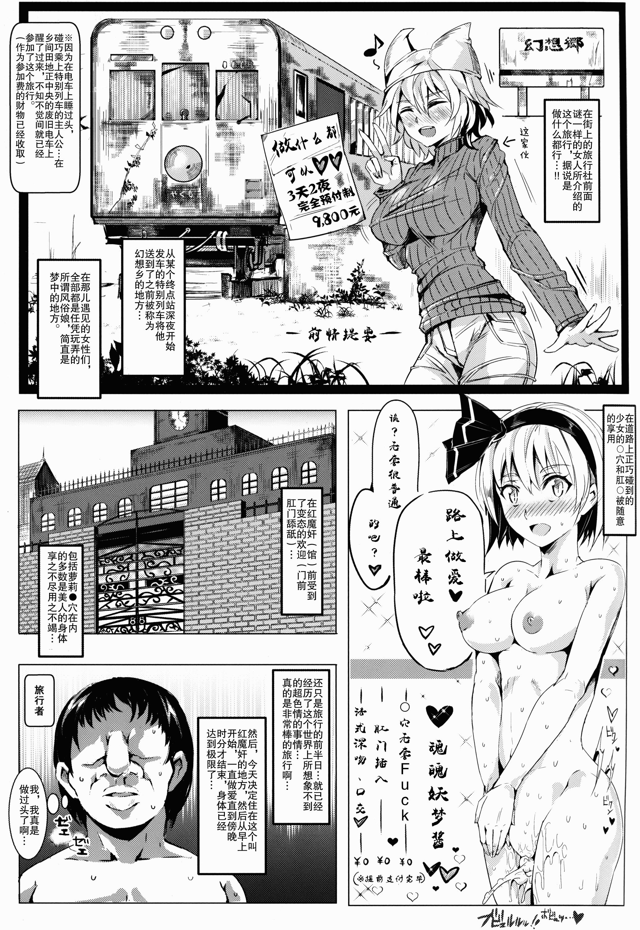 おいでませ!!自由風俗幻想郷2泊3日の旅 如月(大⑨州東方祭9) [にゅう工房 (にゅう)]  (東方Project) [中国翻訳](33页)