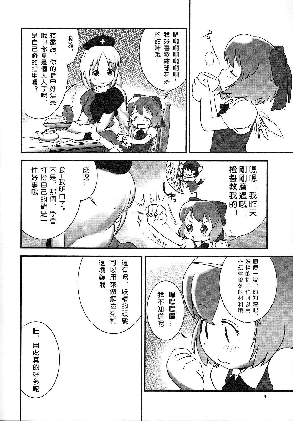 でるでるちるの(C79) [ゴールデンチューブ (おぐ)]  (東方Project) [中国翻訳](22页)