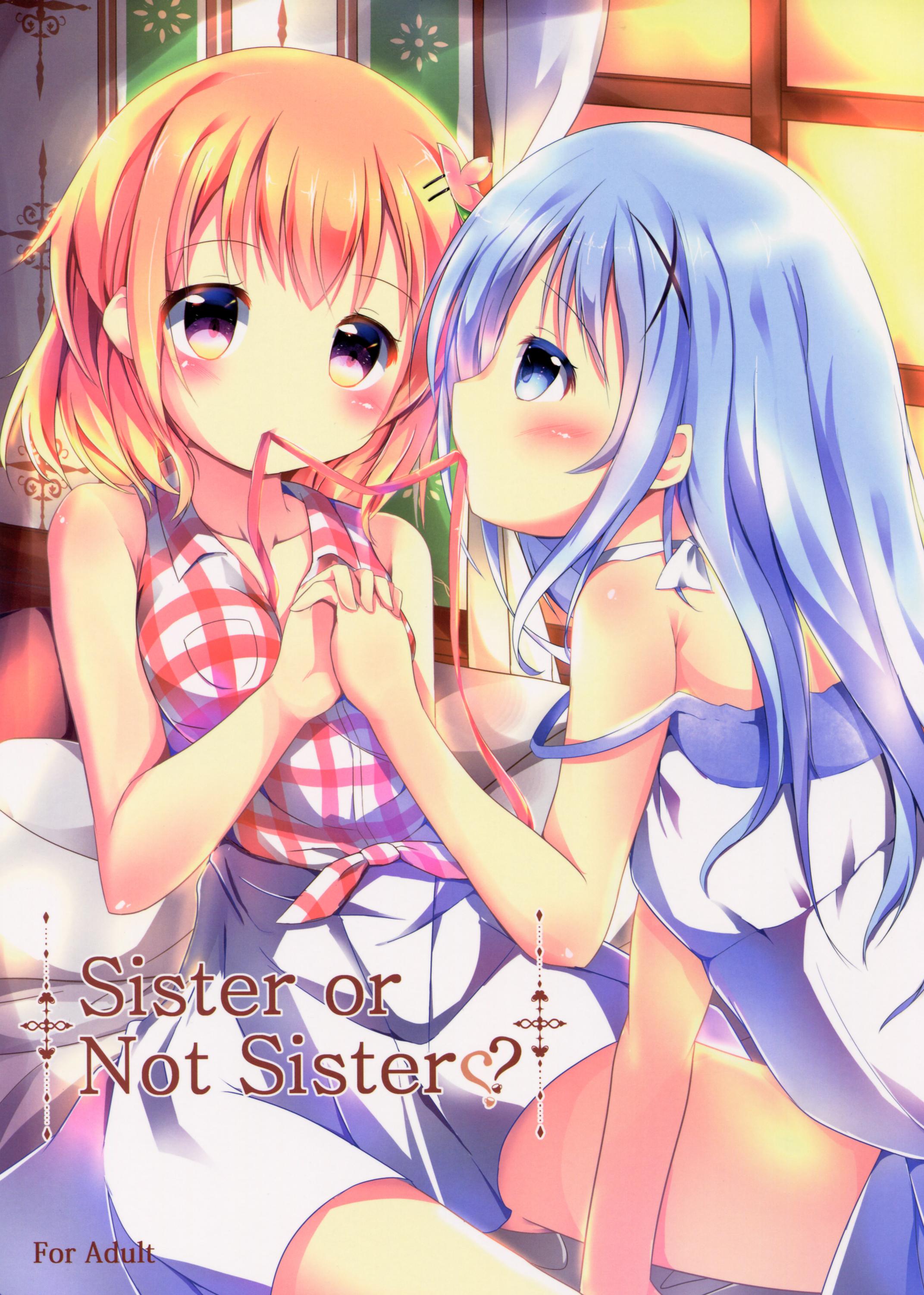 Sister or Not Sister??(COMIC1☆10) [あとりえひなた (ひなた悠)]  (ご注文はうさぎですか?) [中国翻訳](27页)