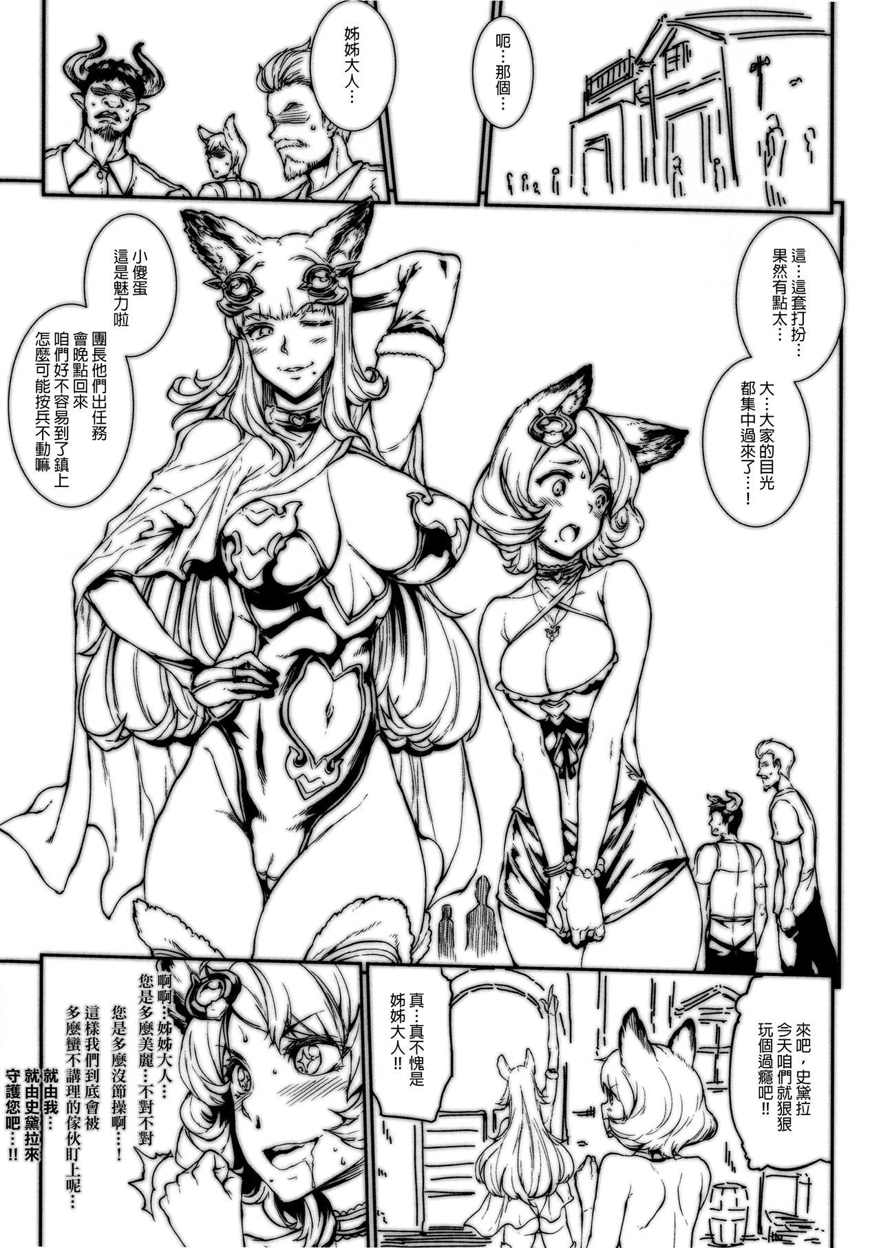 BITCH &amp; WITCH プレビュー版 + 短冊ポスター(COMIC1☆10) [ERECT TOUCH (エレクトさわる)]  (グランブルーファンタジー) [中国翻訳](14页)