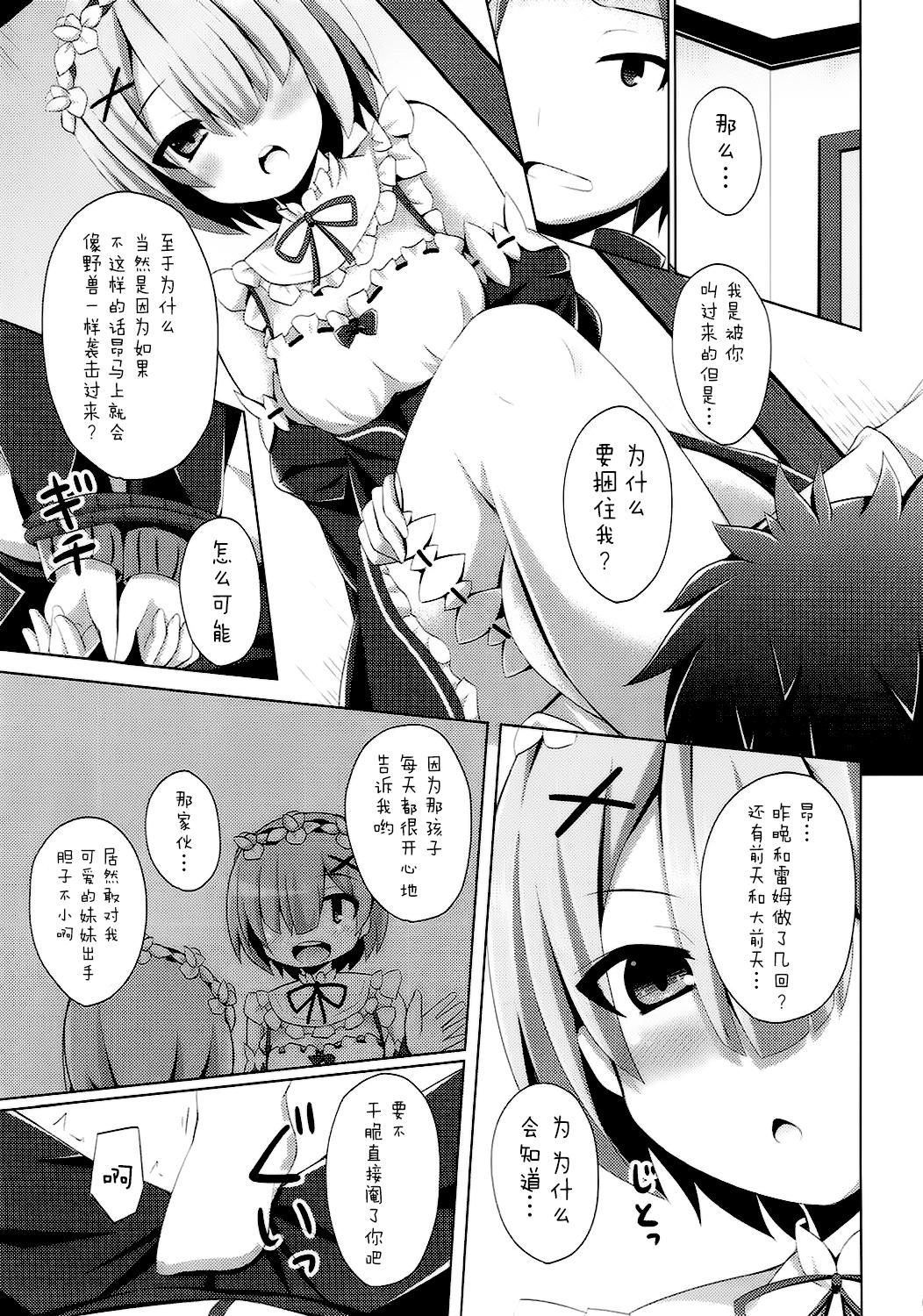 「あ スバル君 えっちします?」「ちょっと バルス何ジロジロ見てんのよ」(COMIC1☆10) [Imitation Moon (成海優)]  (Re:ゼロから始める異世界生活) [中国翻訳](25页)