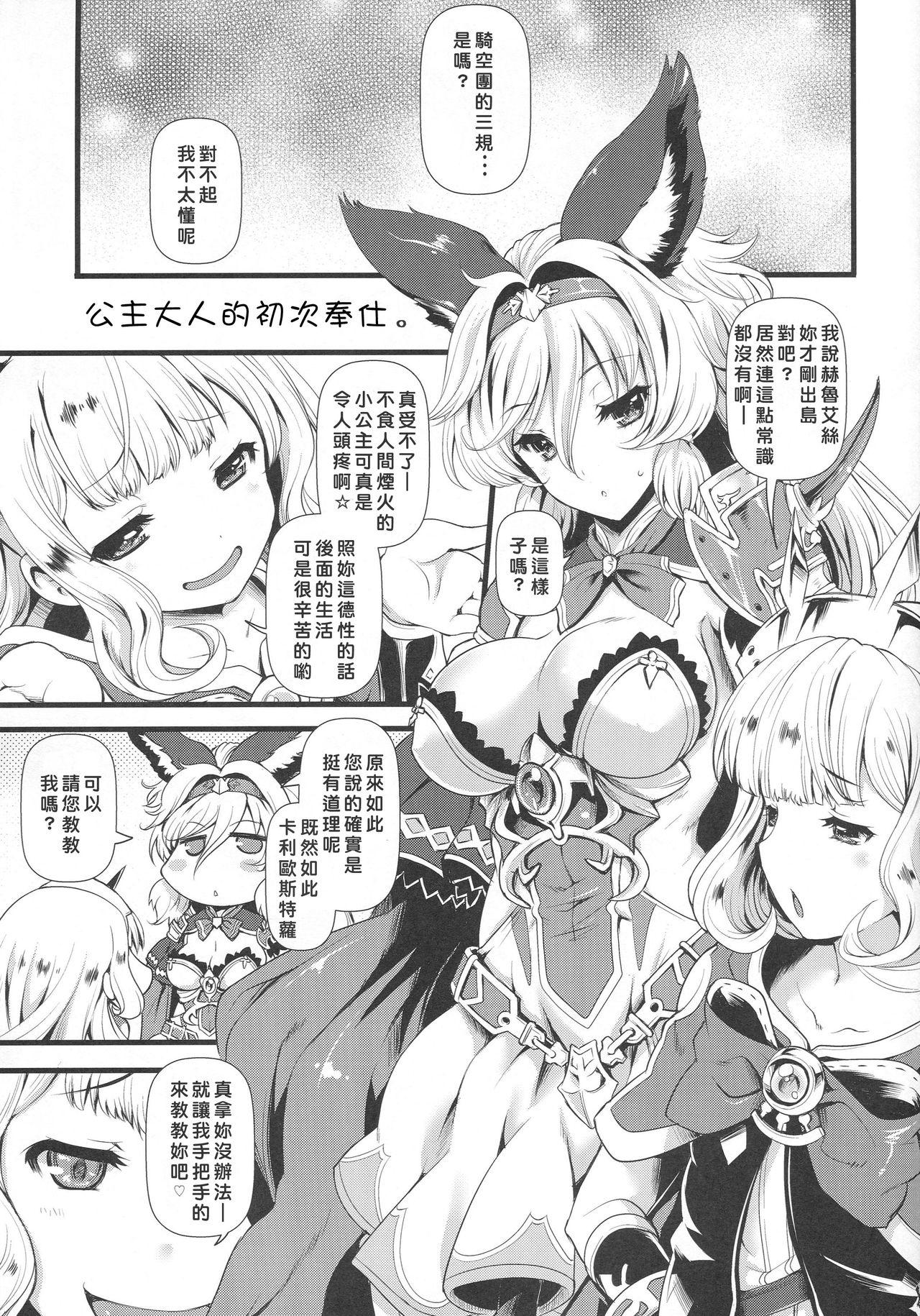 ひめさまはじめてのご奉仕(C89) [鶯屋 (鶯神楽)]  (グランブルーファンタジー) [中国翻訳](26页)