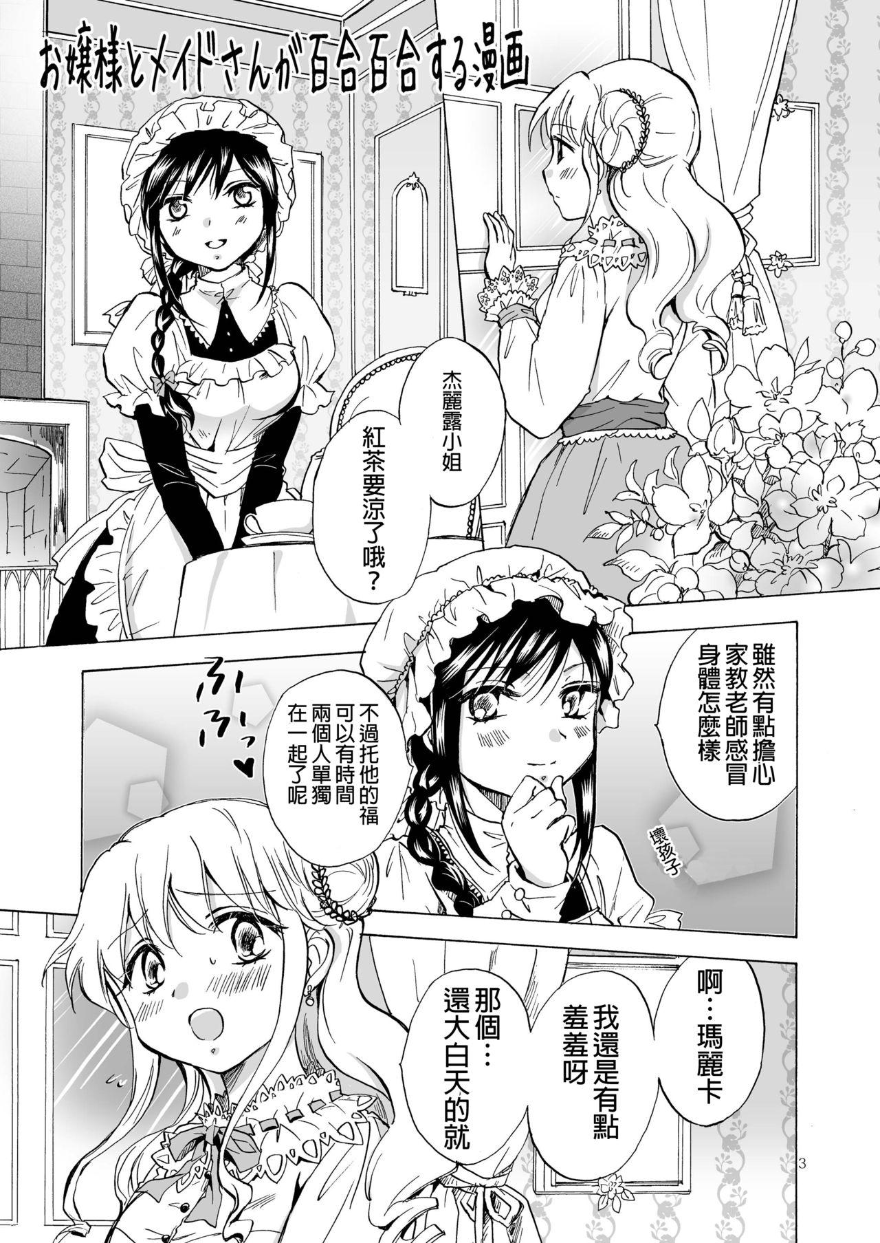 お嬢様とメイドさんが百合百合する漫画[peachpulsar (みら)]  [中国翻訳] [DL版](21页)