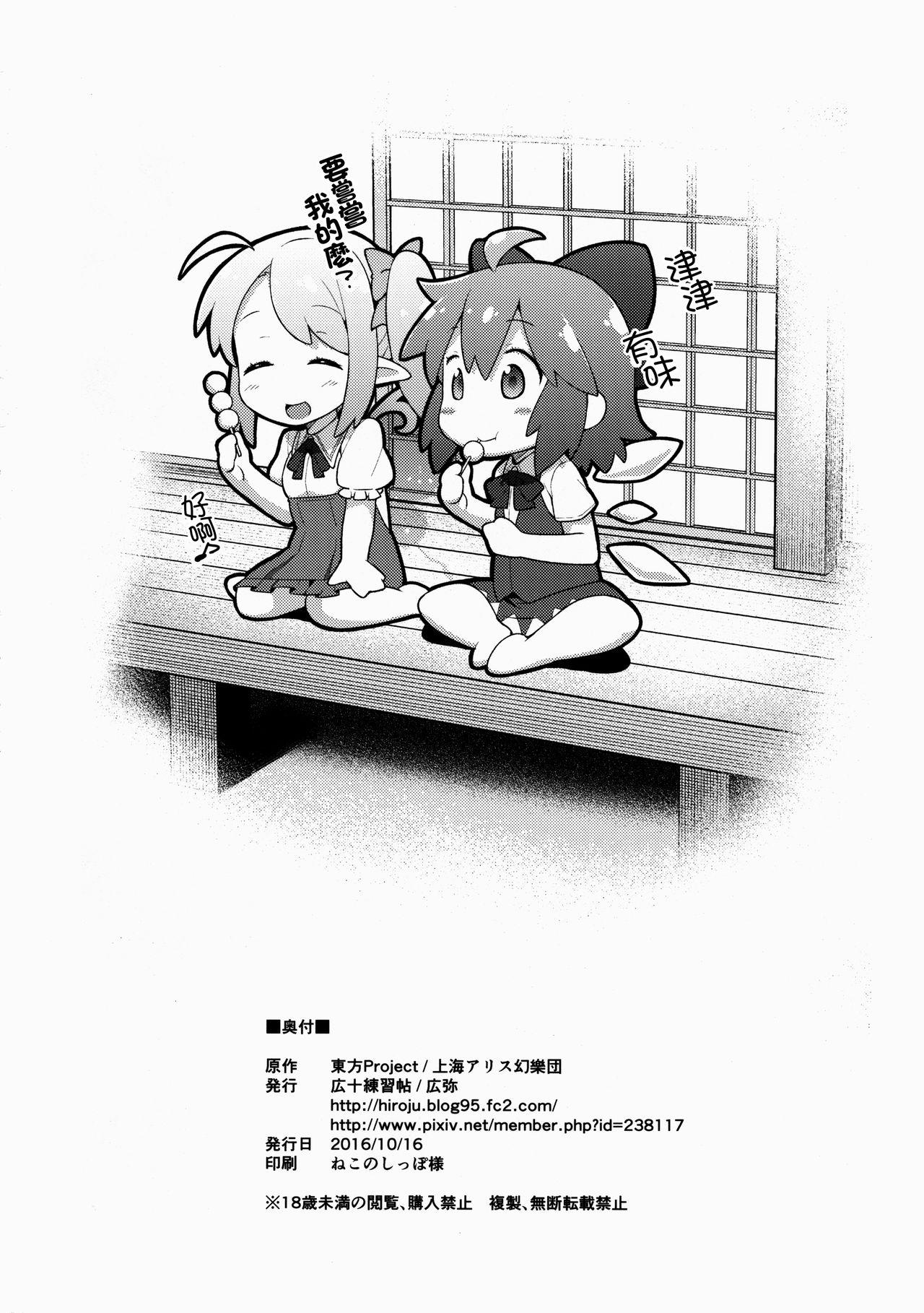 妖精生活(秋季例大祭3) [広十練習帖 (広弥)]  (東方Project) [中国翻訳](28页)