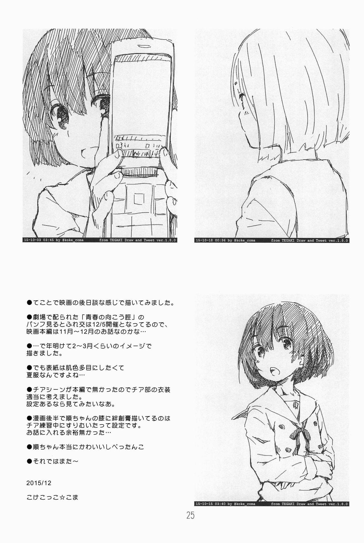 順ちゃんとお城で叫びっこしたいんだ。(C89) [じどー筆記 (こけこっこ☆こま)]  (心が叫びたがってるんだ。) [中国翻訳](31页)