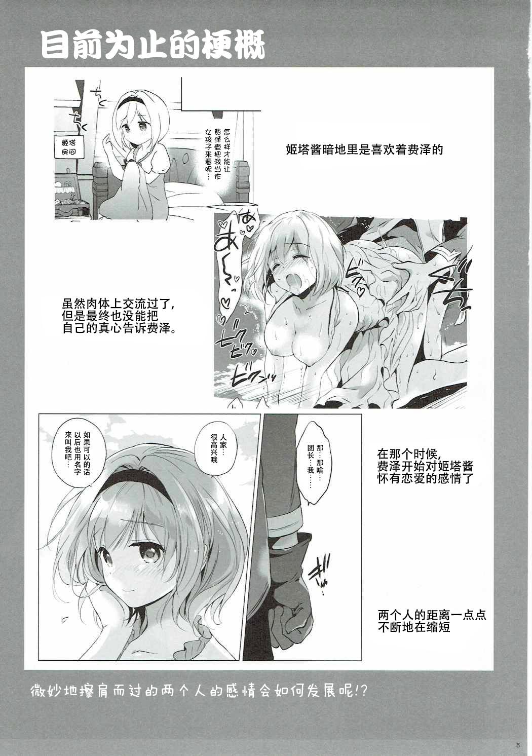 ジータちゃんの恋愛バトルな日々 3日目(COMIC1☆11) [くりもも (つかこ)]  (グランブルーファンタジー) [中国翻訳](50页)