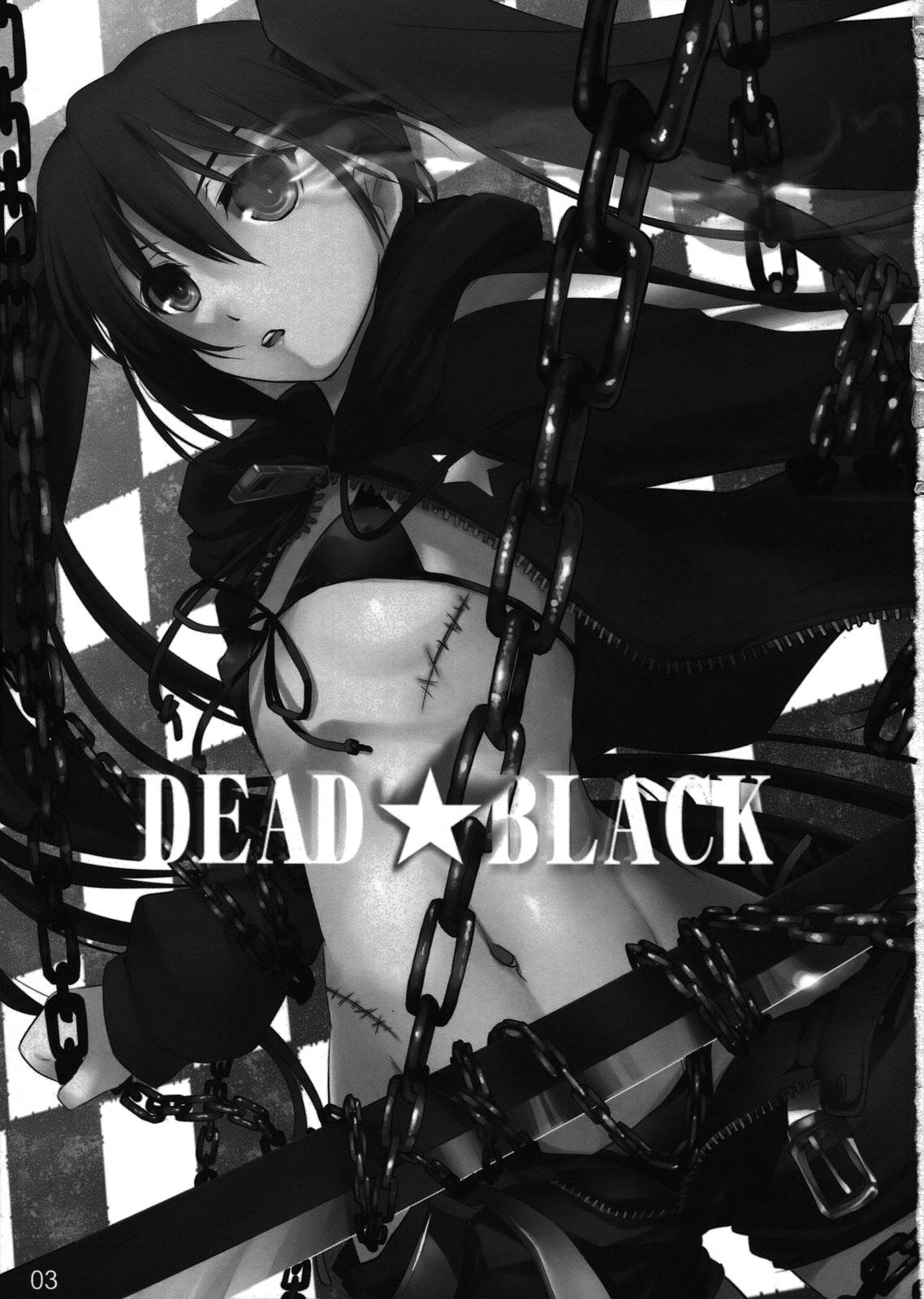 DEAD★BLACK(C78) [しもやけ堂 (逢魔刻壱)]  (ブラック★ロックシューター) [中国翻訳](18页)