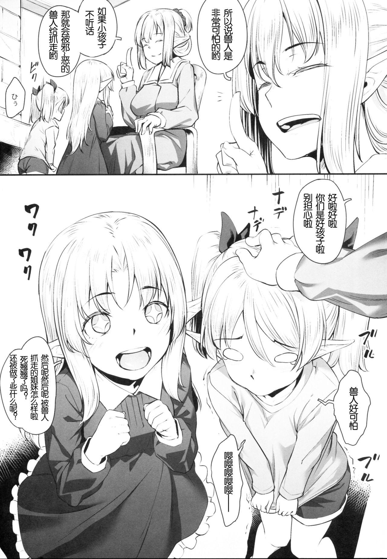 オークに囚われたエルフは(COMIC1☆13) [エリア14 (かせい)]  [中国翻訳](27页)