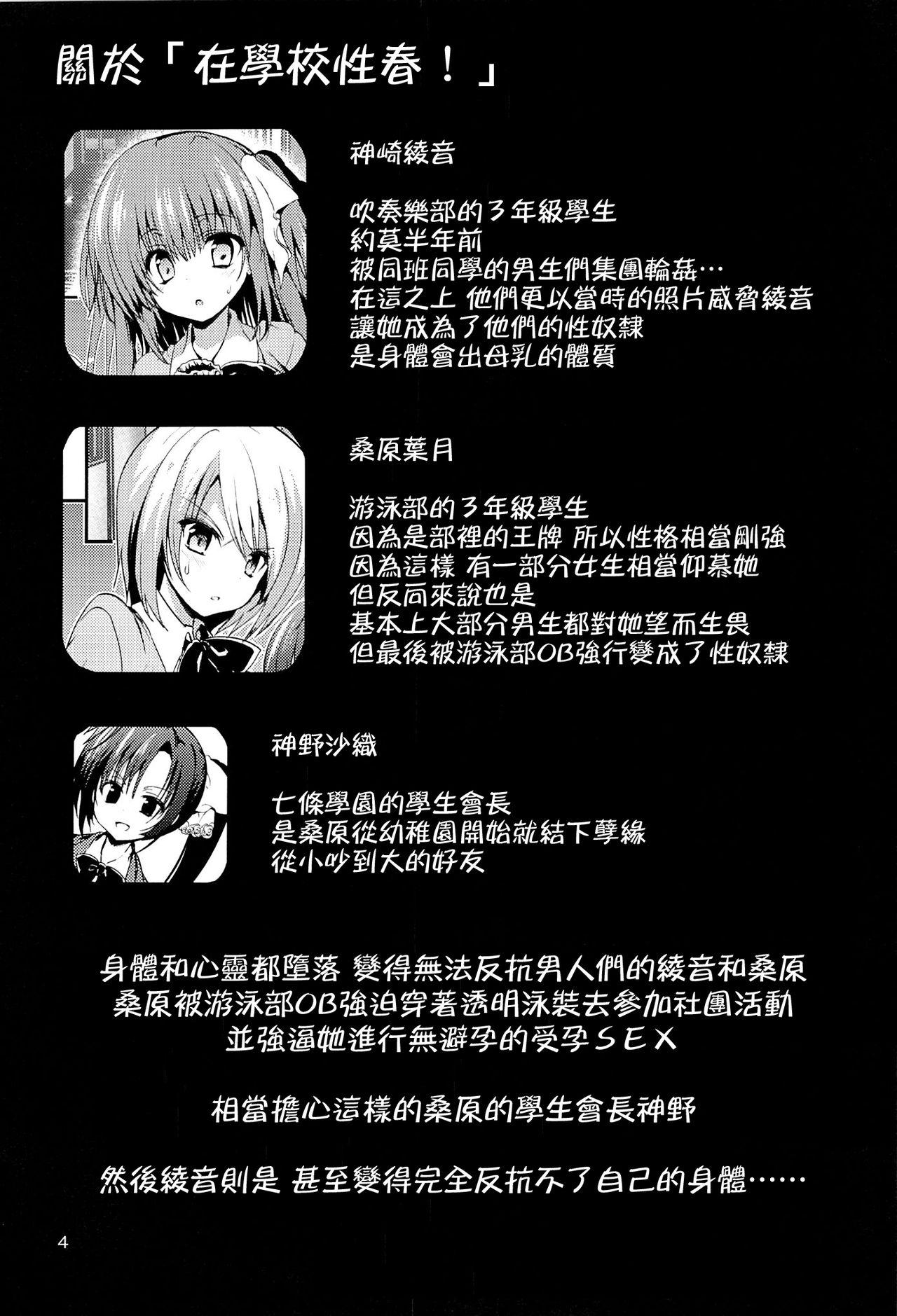 学校で性春! 10(C86) [乙女気分 (三色網戸。)]  [中国翻訳](28页)