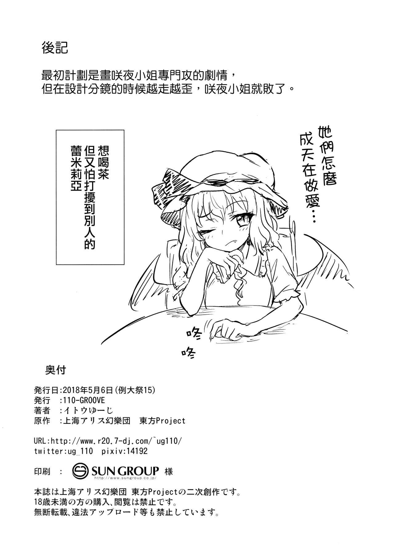 咲夜さんVS美鈴さん(例大祭15) [110-GROOVE (イトウゆーじ)]  (東方Project) [中国翻訳](23页)