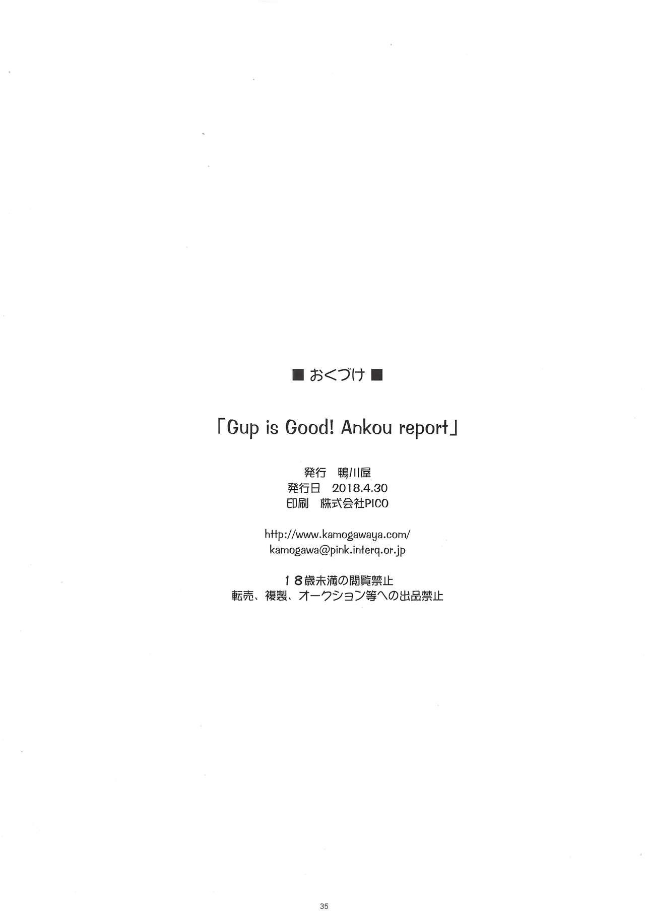 Gup is good! Ankou report(COMIC1☆13) [鴨川屋 (鴨川たぬき)]  (ガールズ&amp;パンツァー) [中国翻訳](38页)
