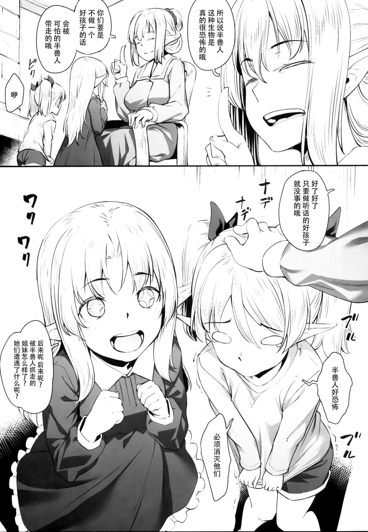 オークに囚われたエルフは(COMIC1☆13) [エリア14 (かせい)]  [中国翻訳](29页)