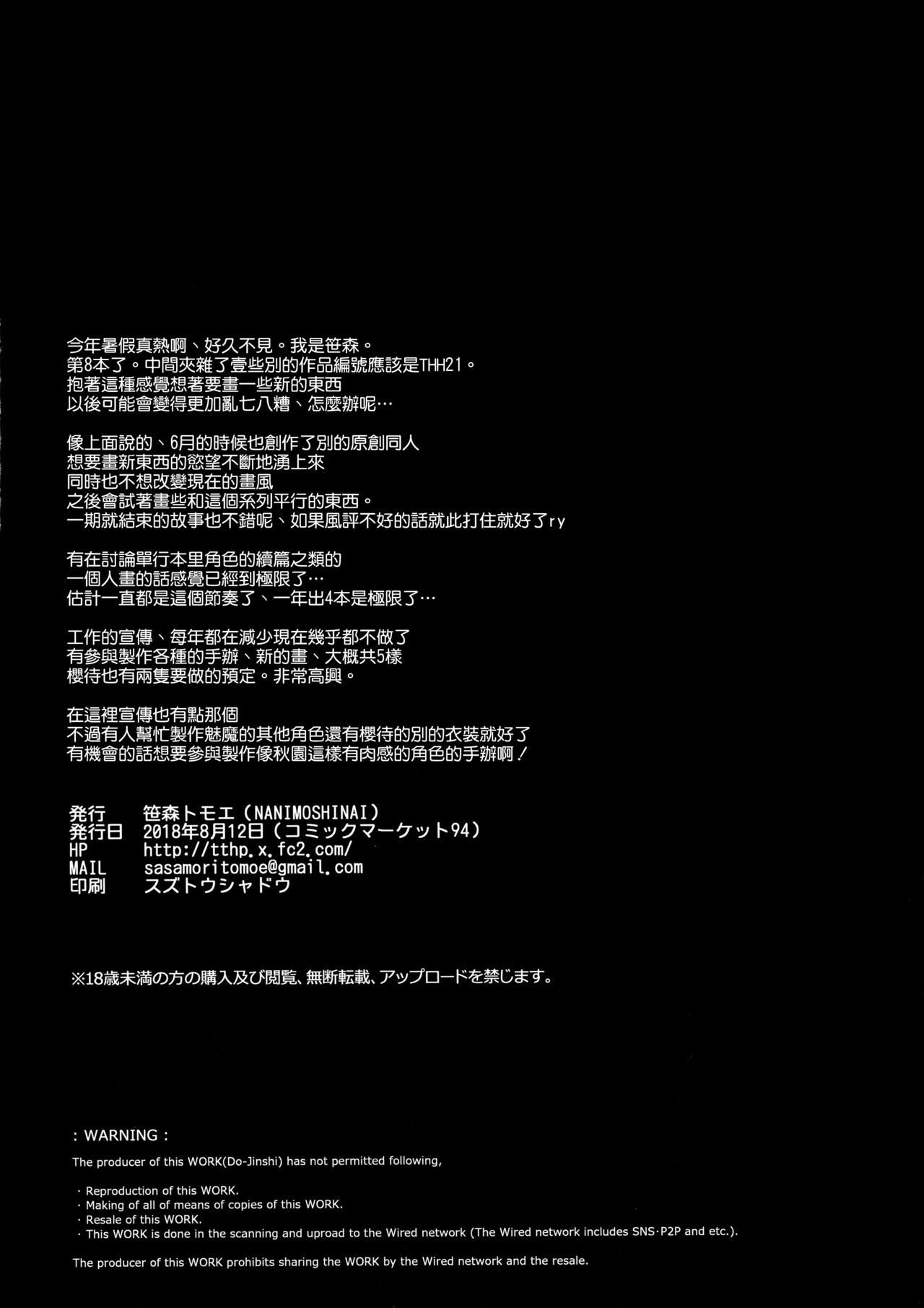 サキュバステードライフ8(C94) [NANIMOSHINAI (笹森トモエ)]  [中国翻訳](28页)