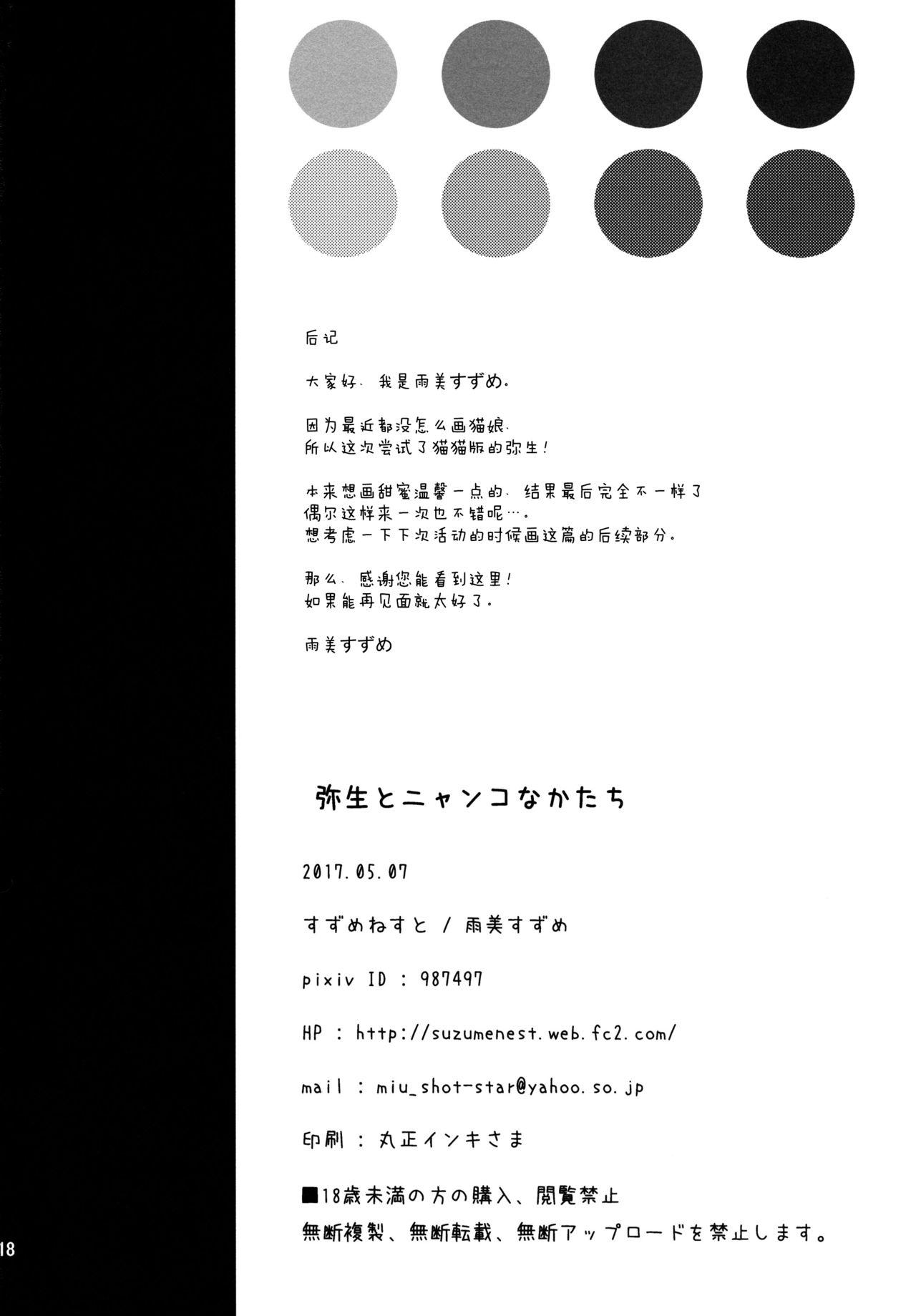 弥生とニャンコなかたち(砲雷撃戦! よーい! 二十九戦目) [すずめねすと (雨美すずめ)]  (艦隊これくしょん -艦これ-) [中国翻訳](23页)