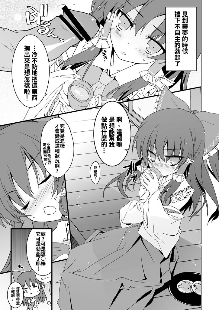 霊夢さん見てたらち○こ勃ってきた![とりあえず(仮) (とろろ)]  (東方Project) [中国翻訳] [DL版](15页)