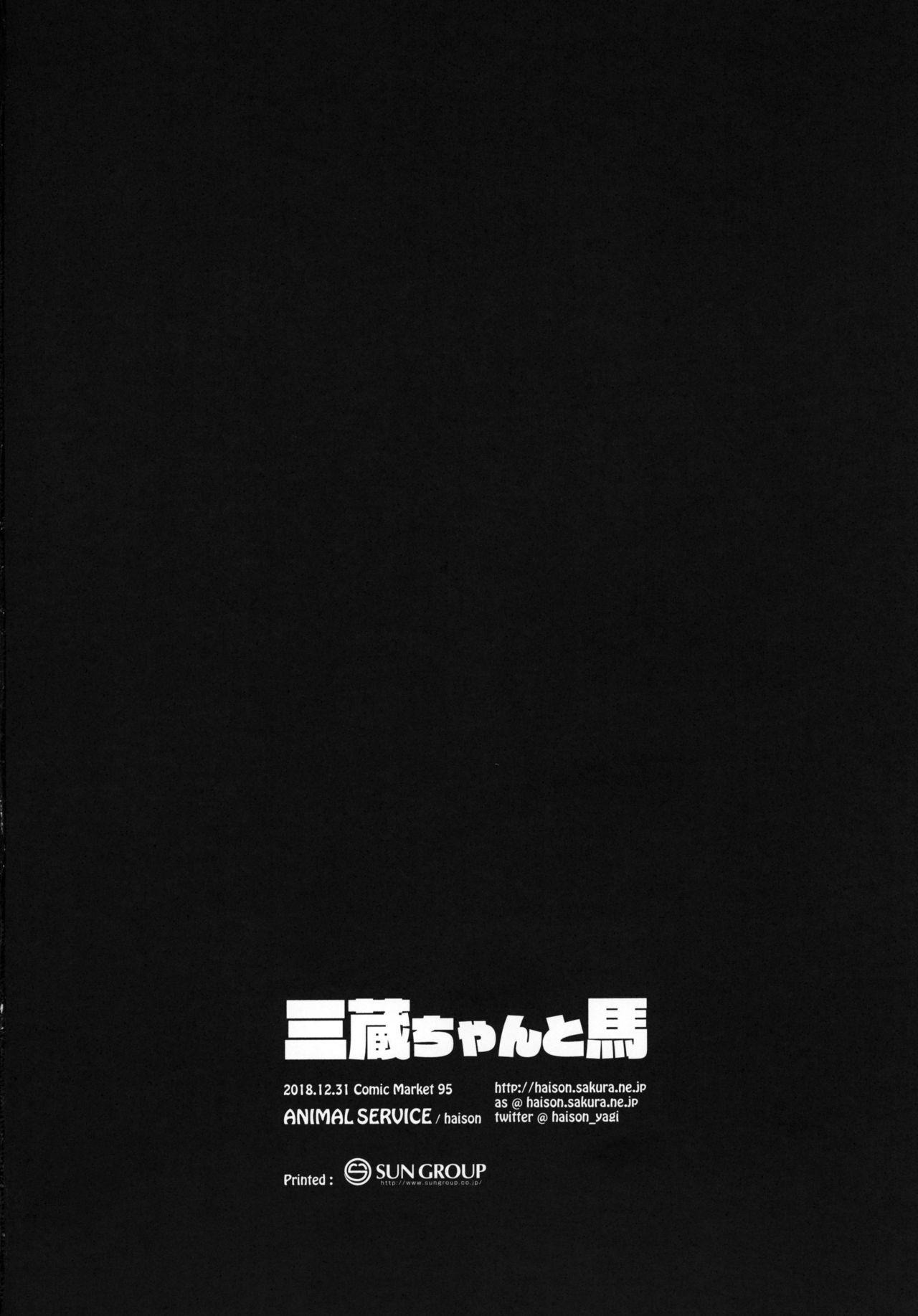 三蔵ちゃんと馬(C95) [ANIMAL SERVICE (haison)]  (Fate/Grand Order) [中国翻訳](22页)