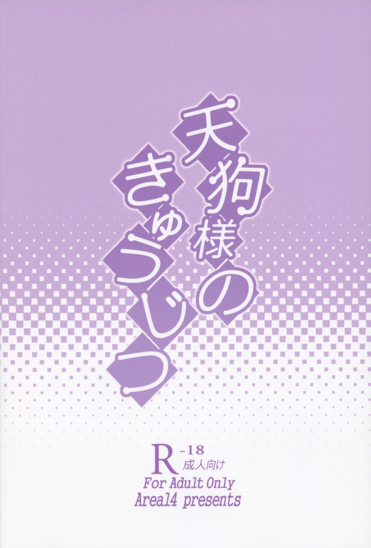 天狗様のきゅうじつ(例大祭13) [エリア14 (かせい)]  (東方Project) [中国翻訳](27页)