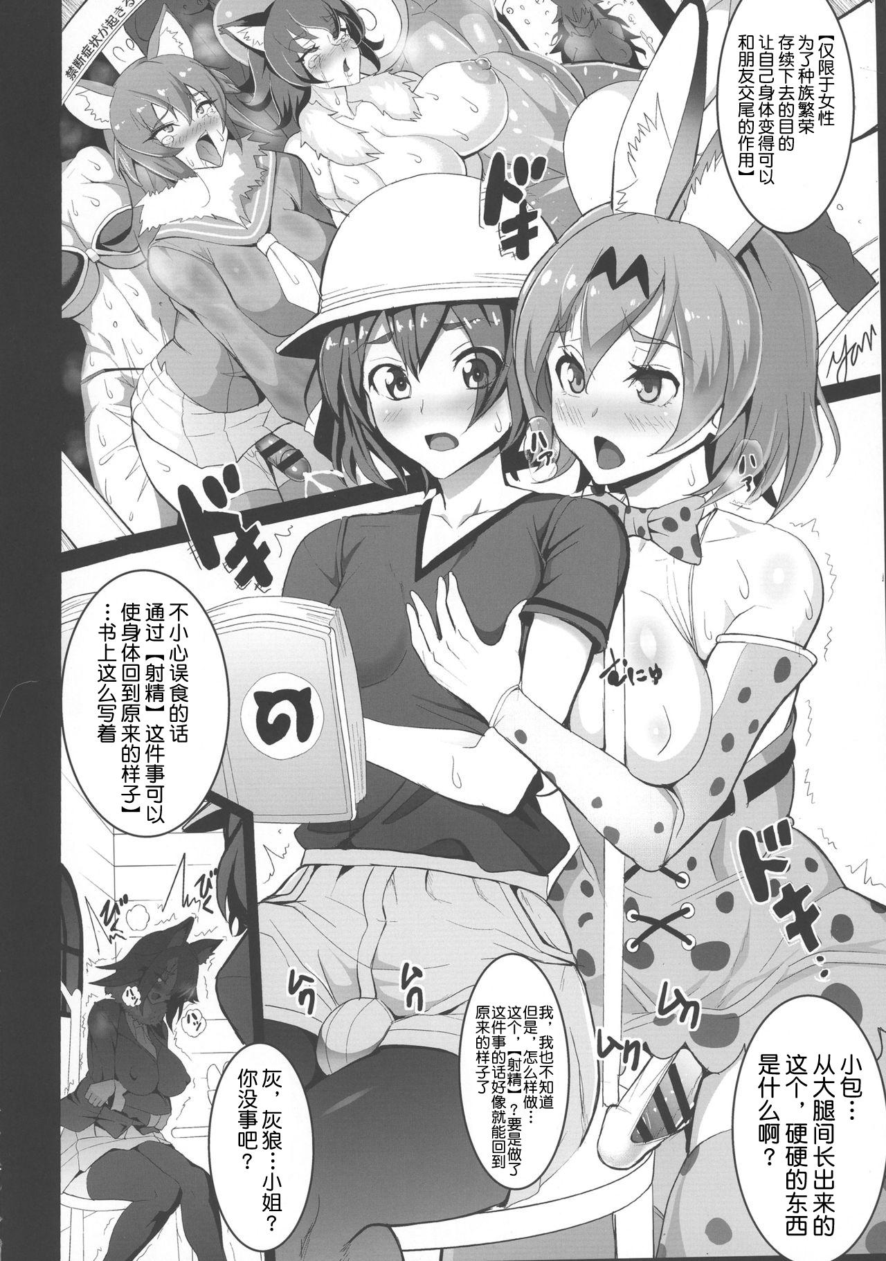 やばんなフレンズ(ふたけっと13) [Circle Σ (泡盛一太朗)]  (けものフレンズ) [中国翻訳](25页)