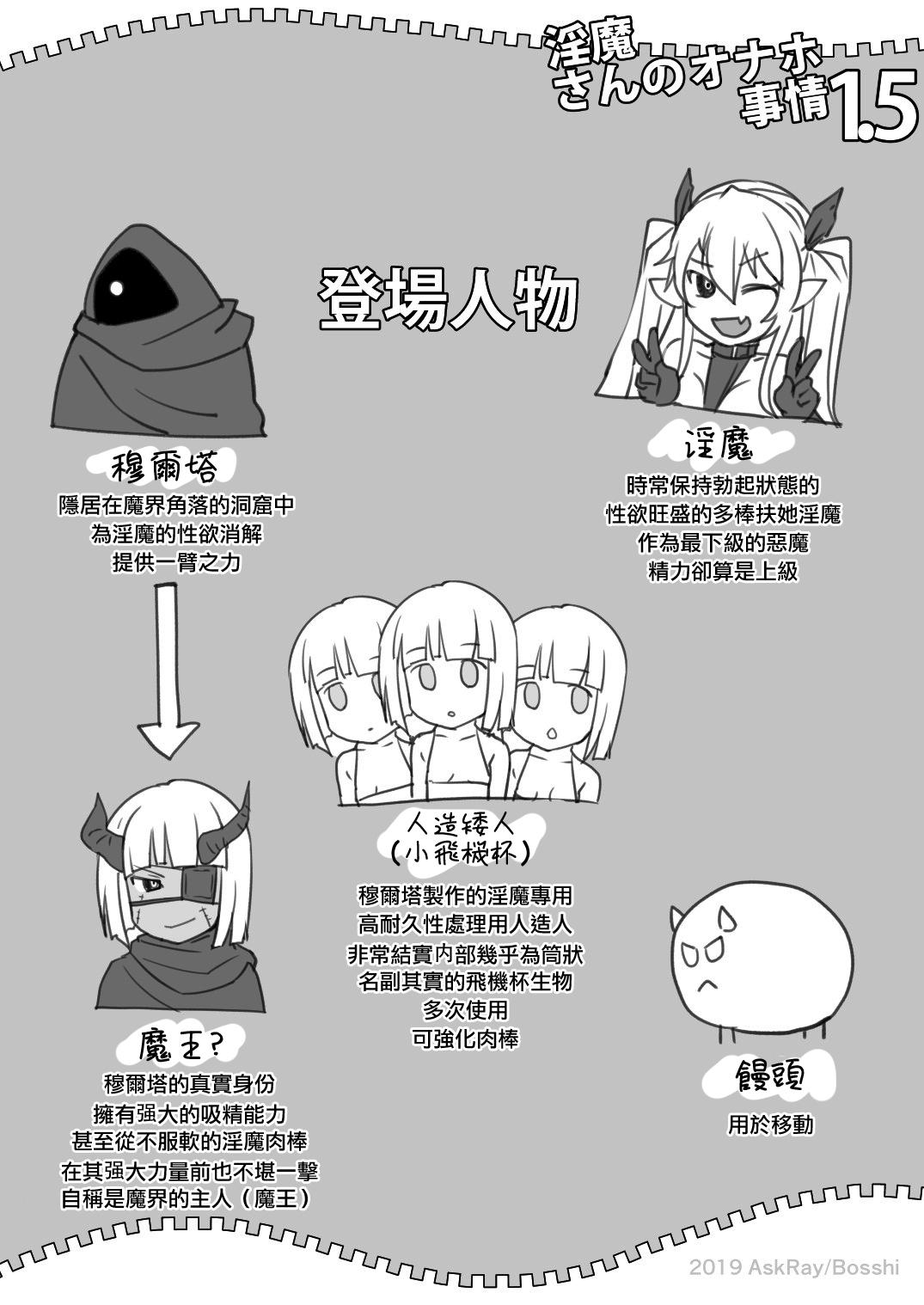 淫魔さんのオナホ事情1.5[AskRay (ぼっしぃ)]  [中国翻訳] [DL版](17页)