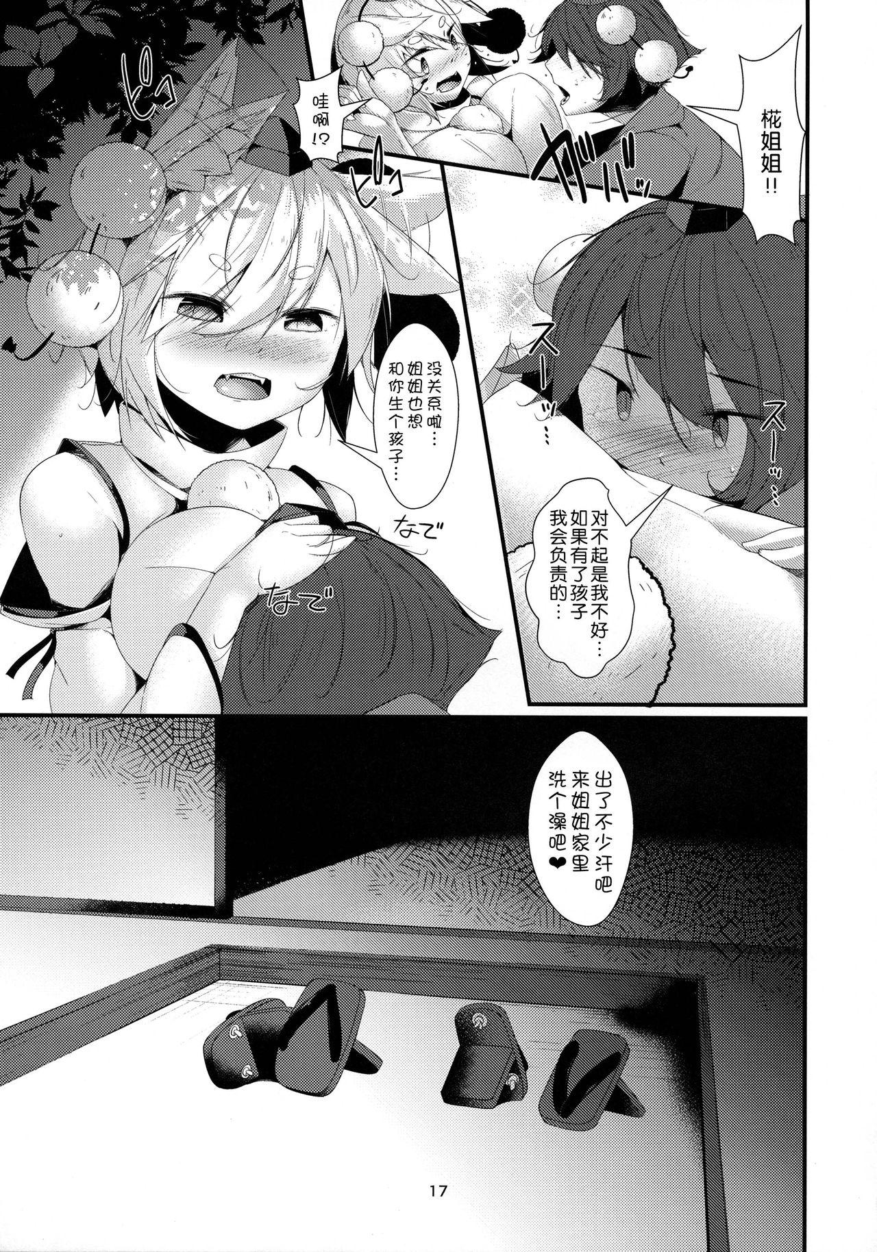 犬のお姉ちゃん達の発情 祭礼(例大祭15) [何かの部屋 (平)]  (東方Project) [中国翻訳](23页)