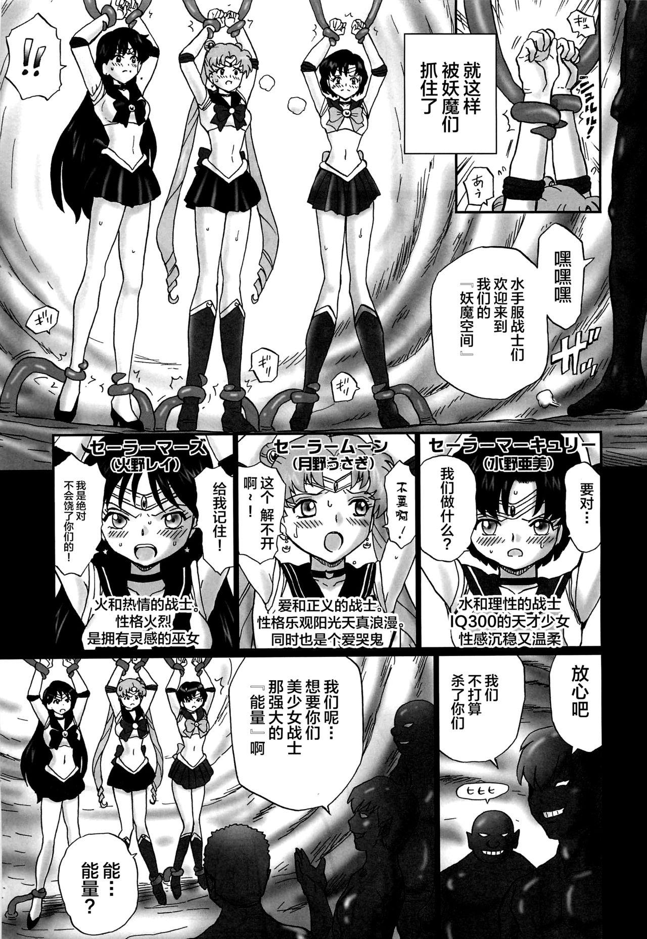 TAIL-MAN SAILORMOON 3GIRLS BOOK(C82) [Rat Tail (Irie Yamazaki)]  (美少女戦士セーラームーン) [中国翻訳](36页)