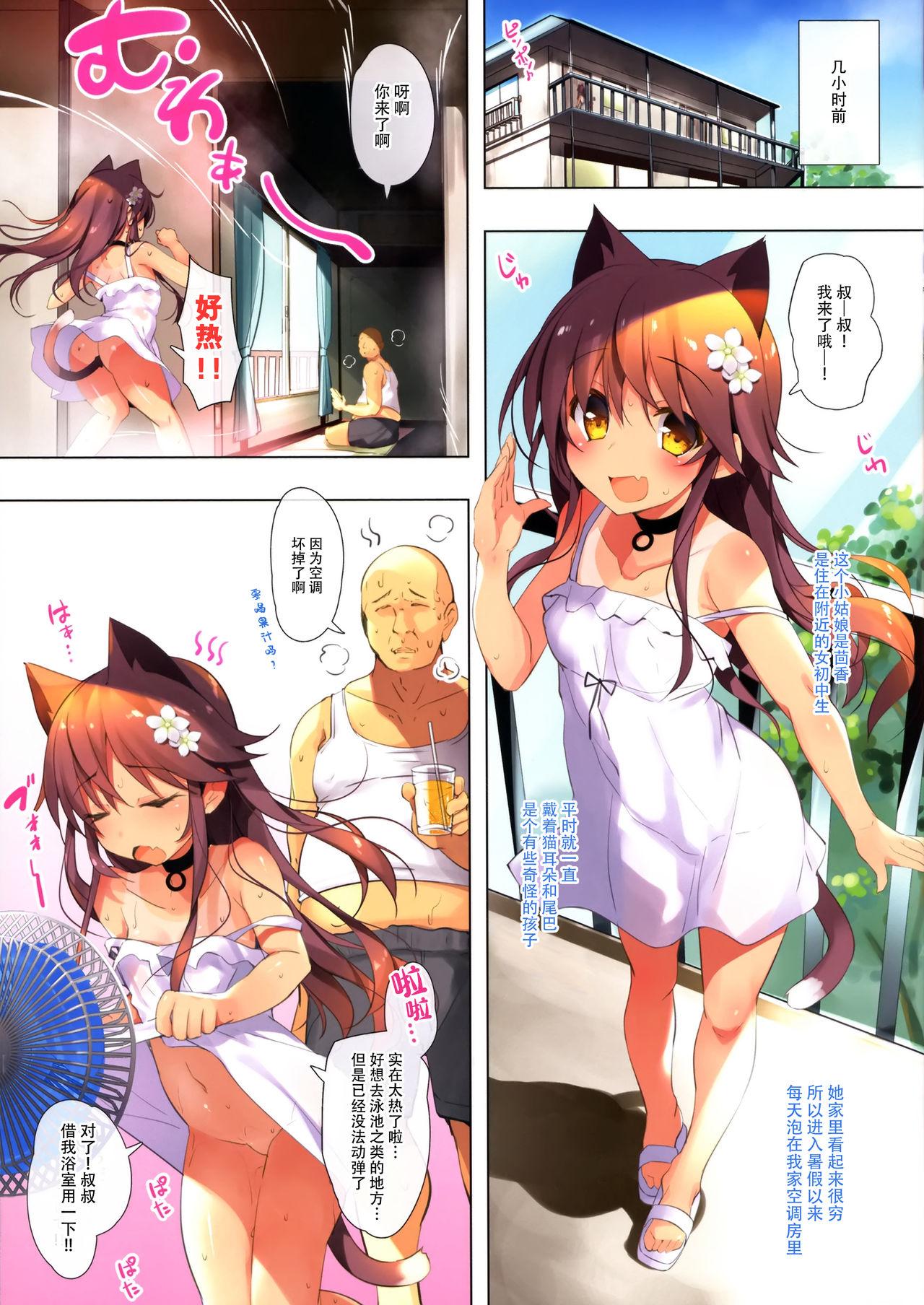 Neko Neko Note 5 エアコンが壊れた部屋で汗だくセックスする本(C96) [ネコゴショ (ヤナギユウ)]  [中国翻訳](25页)