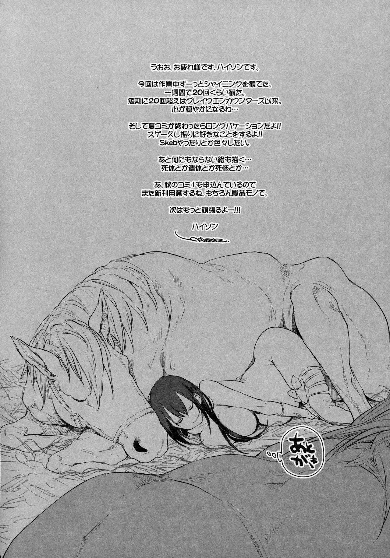 三蔵ちゃんと馬3(C96) [ANIMAL SERVICE (haison)]  (Fate/Grand Order) [中国翻訳](22页)