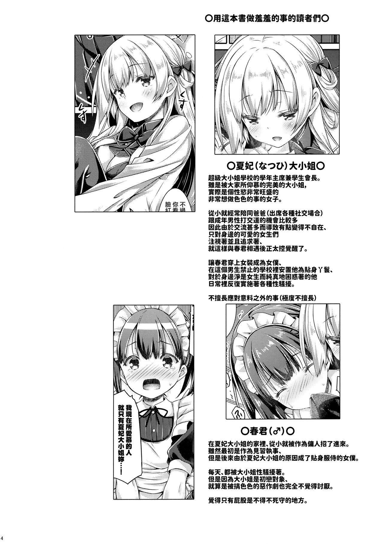 「僕」はお嬢様の愛玩メイド(C96) [没後 (RYO)]  [中国翻訳](30页)