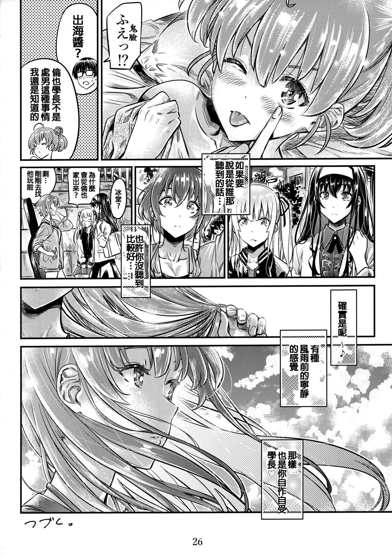 冴えないヒロインシリーズ vol.6 冴えない後輩少女の育ち方(COMIC1☆15) [MARUTA Production (MARUTA)]  (冴えない彼女の育てかた) [中国翻訳](28页)