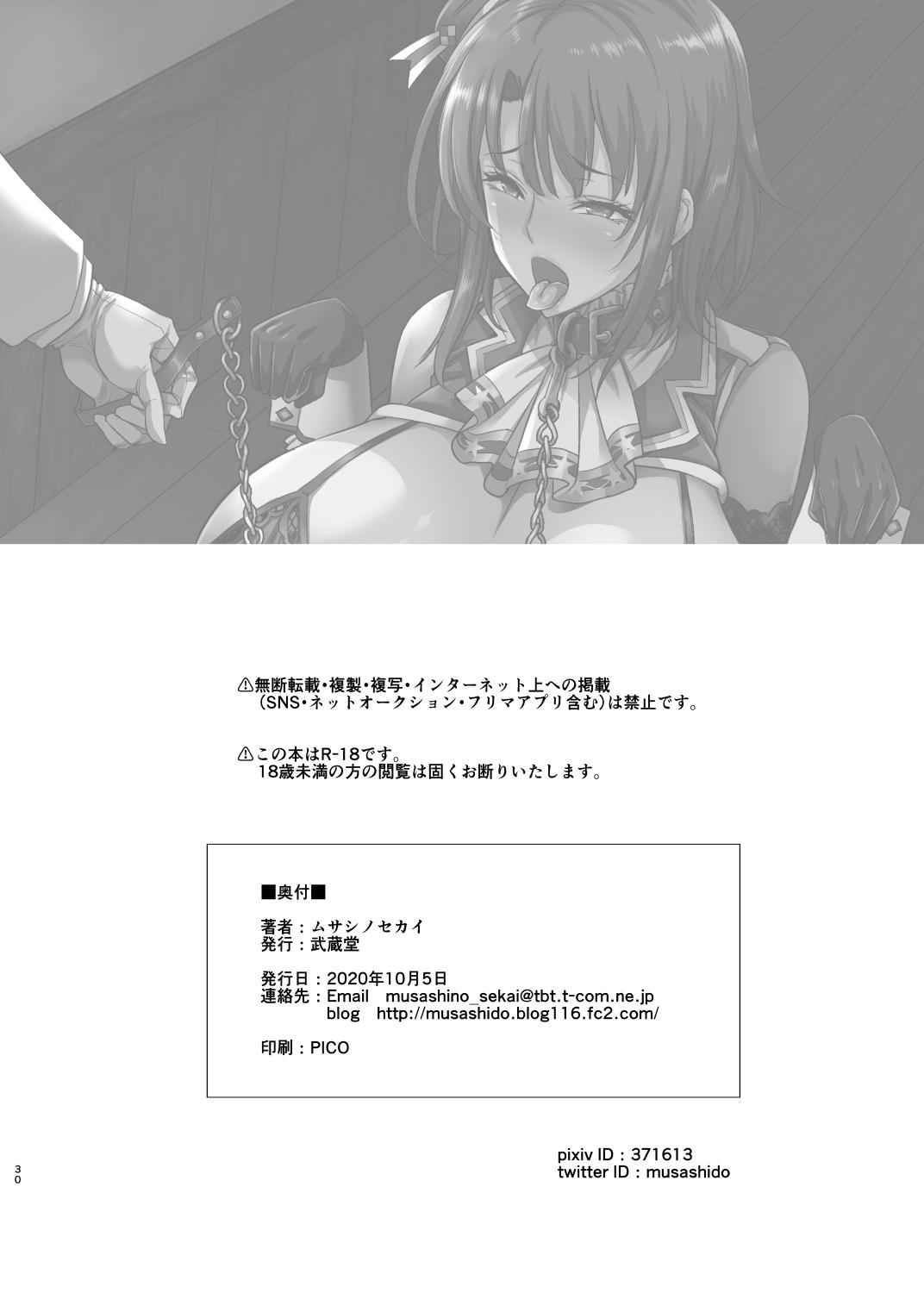 ふたなり鎮守府ワンワン散歩[武蔵堂 (ムサシノセカイ)]  (艦隊これくしょん -艦これ-) [中国翻訳] [DL版](31页)