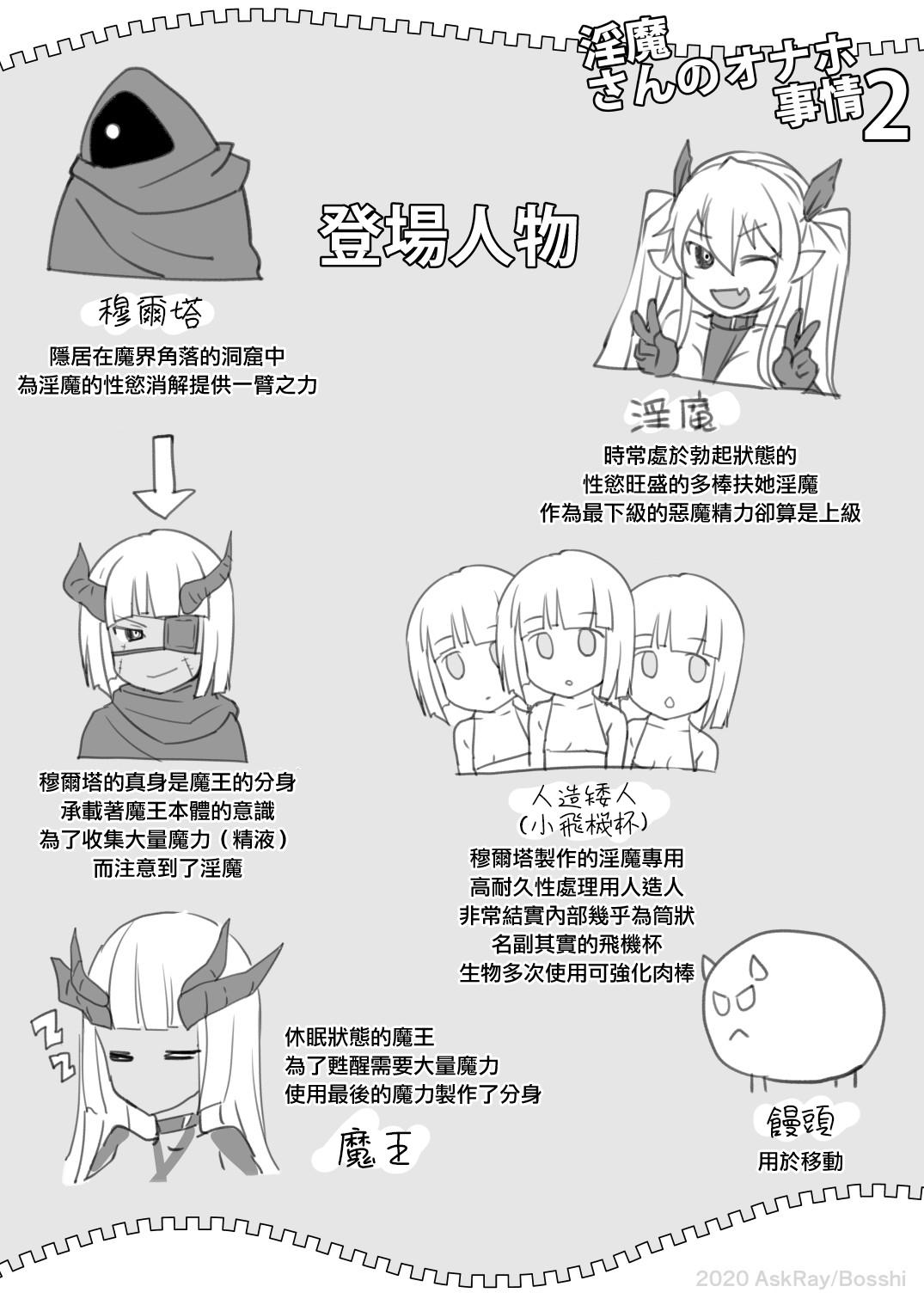 淫魔さんのオナホ事情2[AskRay (ぼっしぃ)]  [中国翻訳] [DL版](17页)