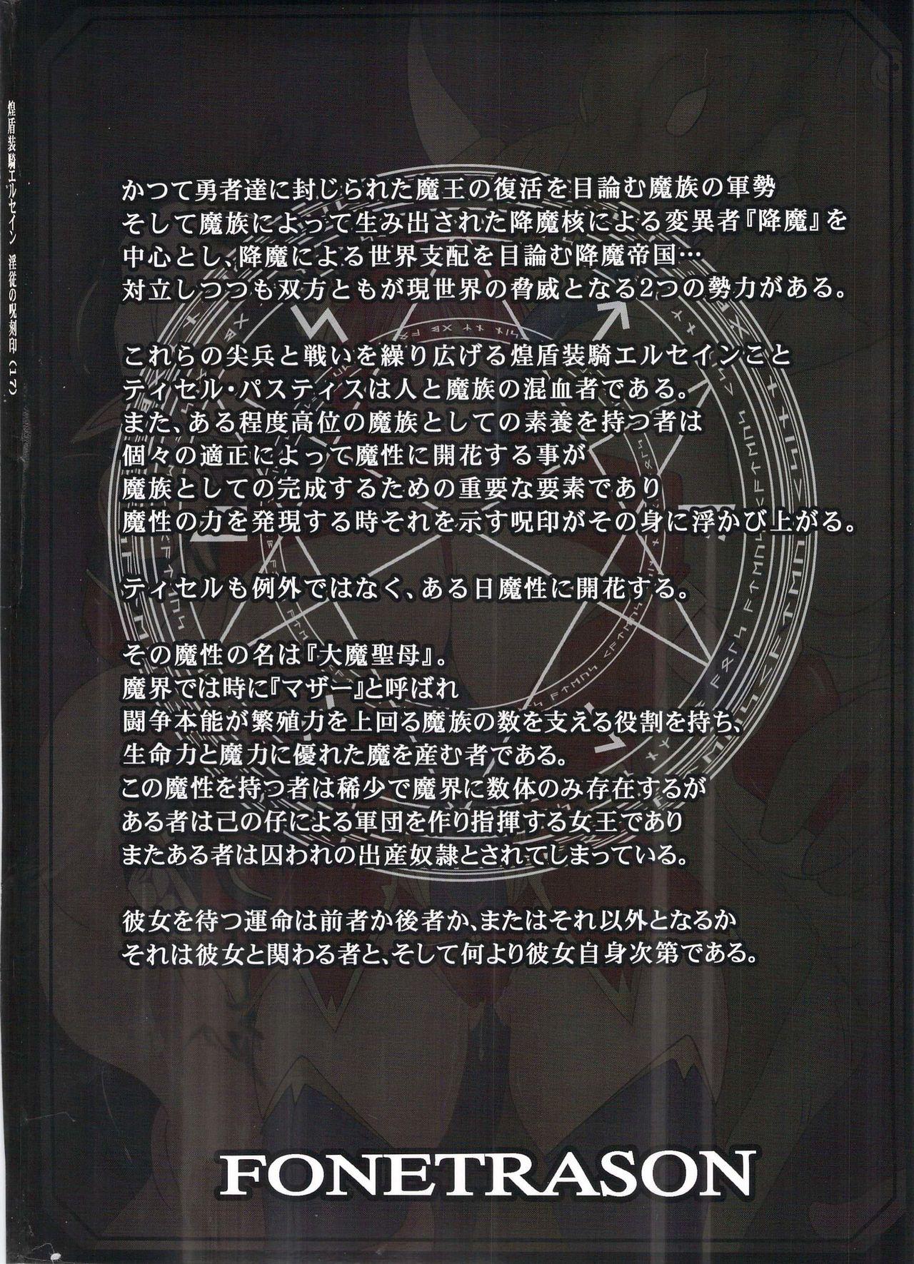 煌盾装騎エルセイン Vol.17 淫従の呪刻印(C87) [FONETRASON (竜湯)]  [中国翻訳](36页)