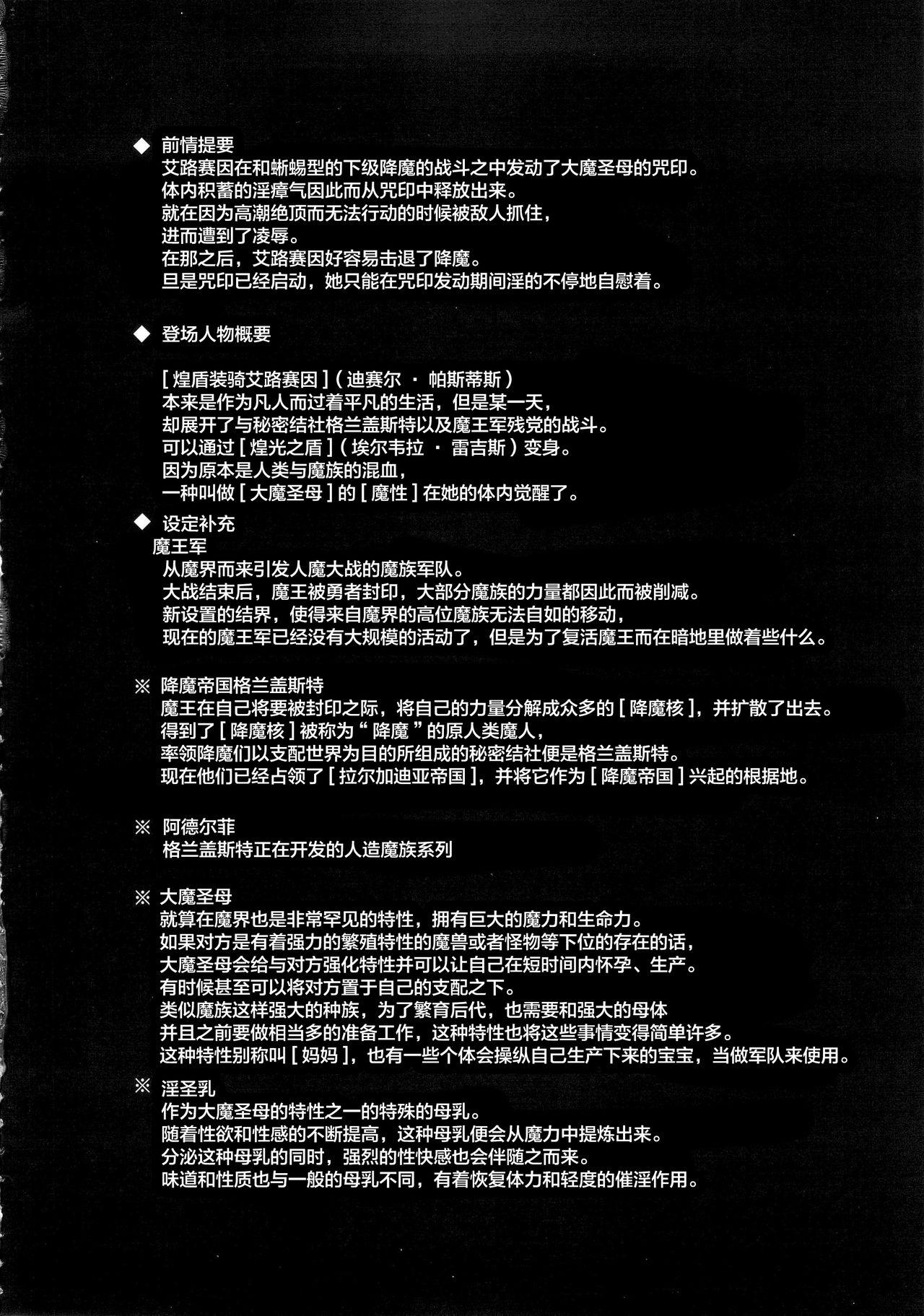 煌盾装騎エルセイン Vol.18 淫従の呪刻印2(C88) [FONETRASON (竜湯)]  [中国翻訳](36页)