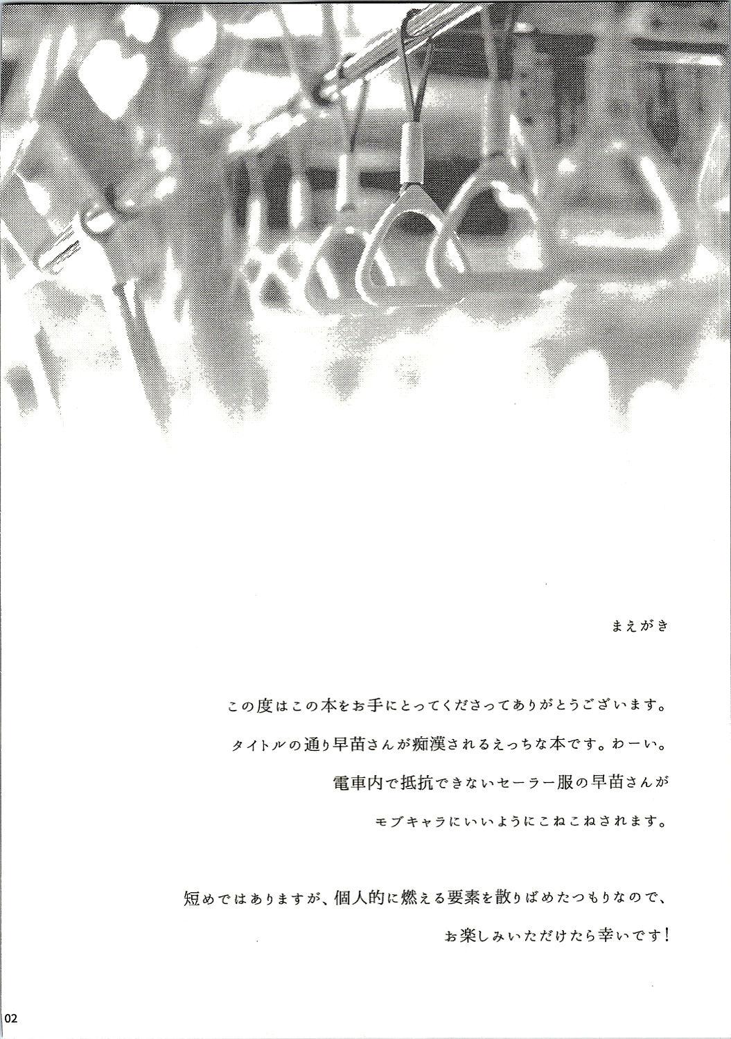早苗さんin痴漢電車(C90) [NERCO (恋河ミノル)]  (東方Project) [中国翻訳](23页)
