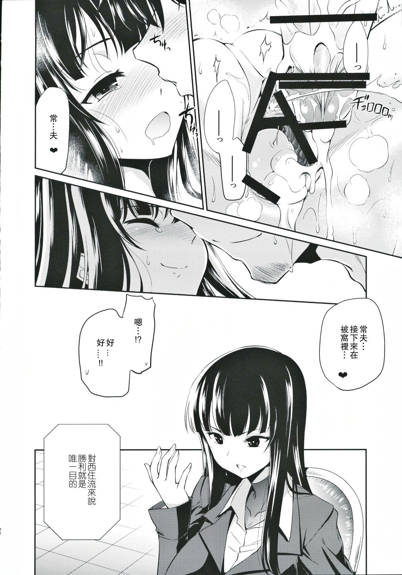 旦那さんにしか見せない表情をする西住流家元(C97) [邪屋。 (邪武丸)]  (ガールズ&amp;パンツァー) [中国翻訳](34页)