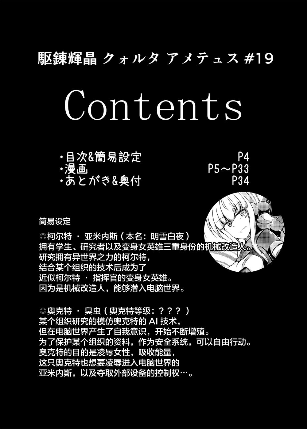 駆錬輝晶 クォルタ アメテュス #19[下り坂ガードレール (しらそ)]  [中国翻訳] [DL版](37页)